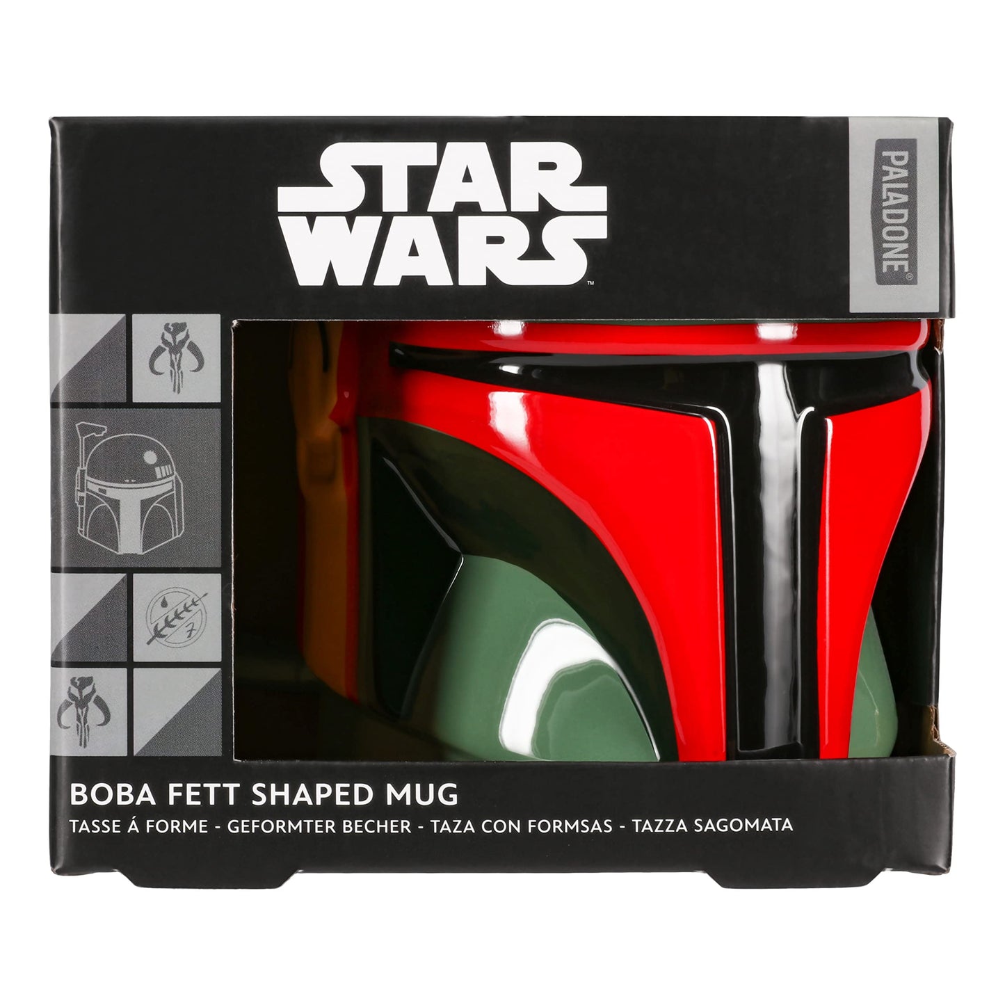 PALADONE PRODUCT Boba Fett Tasse à café en céramique en Forme de Casque | Licence officielle Star Wars Decor