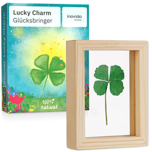 Trébol prensado “Lucky Charm” – El detalle que trae fortuna