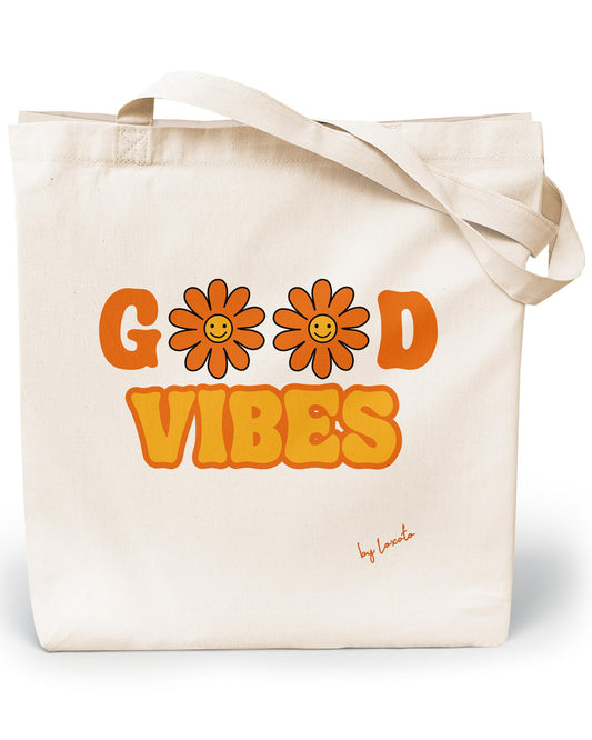 Good Vibes Only – Bolsa ecológica con vibes positivas