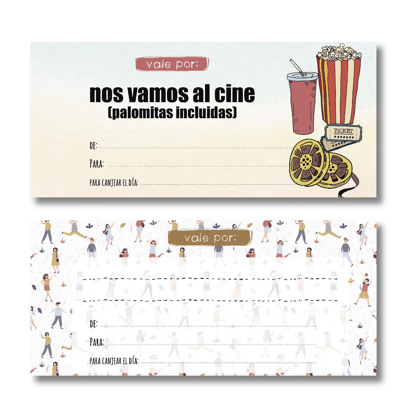 Happymots Talonario 20 amistad | Friends Forever | Regalos originales para amigas | 15 propuestas + 5 vales para rellenar | Regalo para cumpleaños, fiestas, celebraciones de amigas