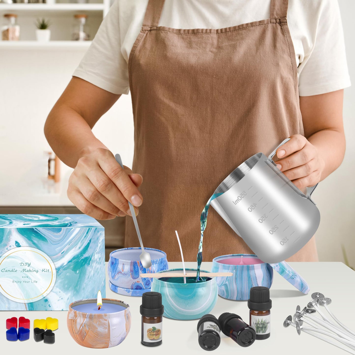 Kit velas DIY – Fabrica aromas y calma en casa