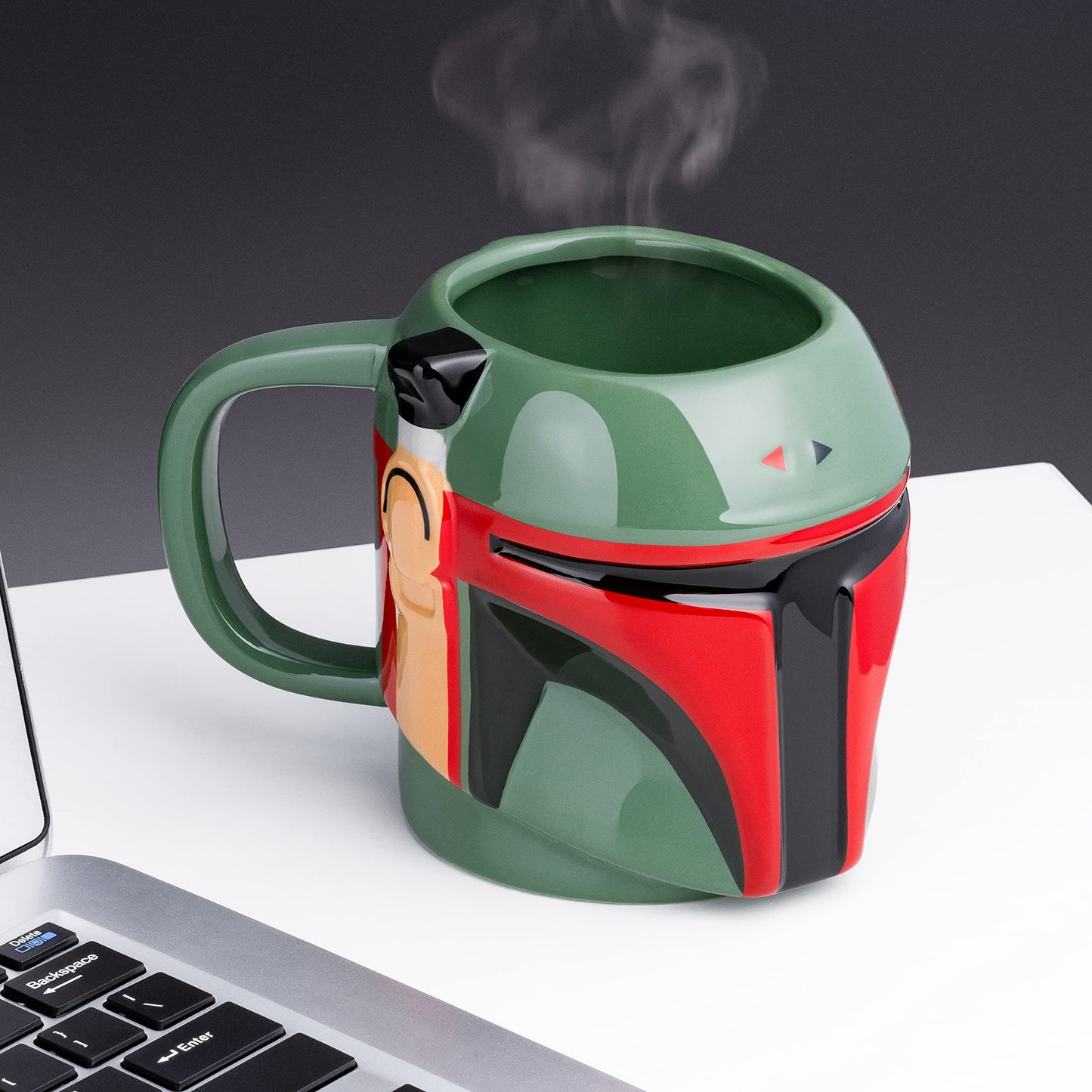 PALADONE PRODUCT Boba Fett Tasse à café en céramique en Forme de Casque | Licence officielle Star Wars Decor