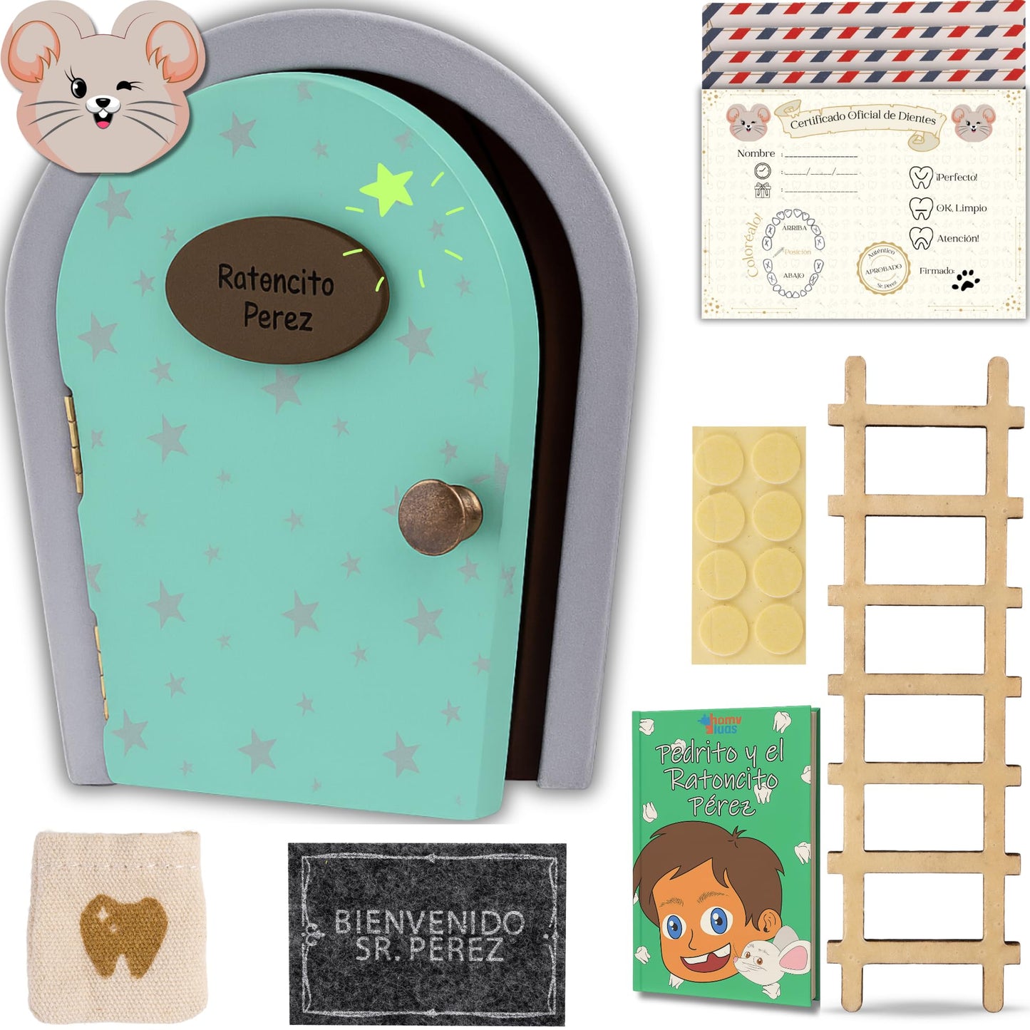 Puerta Mágica del Ratoncito Pérez con Luz – La entrada secreta que despierta la ilusión