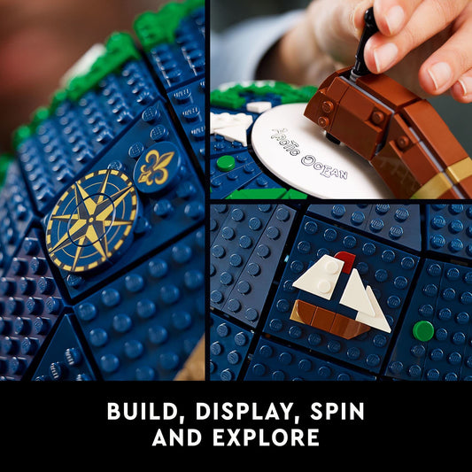 LEGO The Globe – Construye el mundo en 2585 piezas