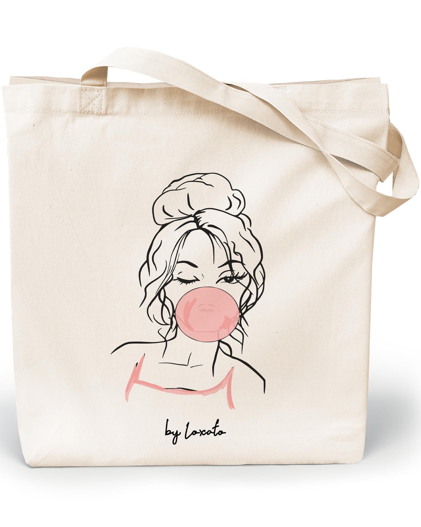 Minimal chic – Bolsa con ilustración y mucho rollo