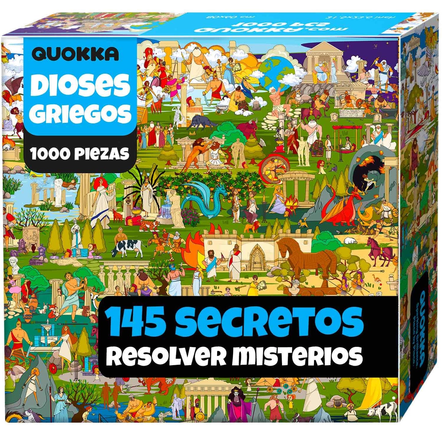 Puzle 1000 piezas Mitos Griegos – El Olimpo con secretos ocultos