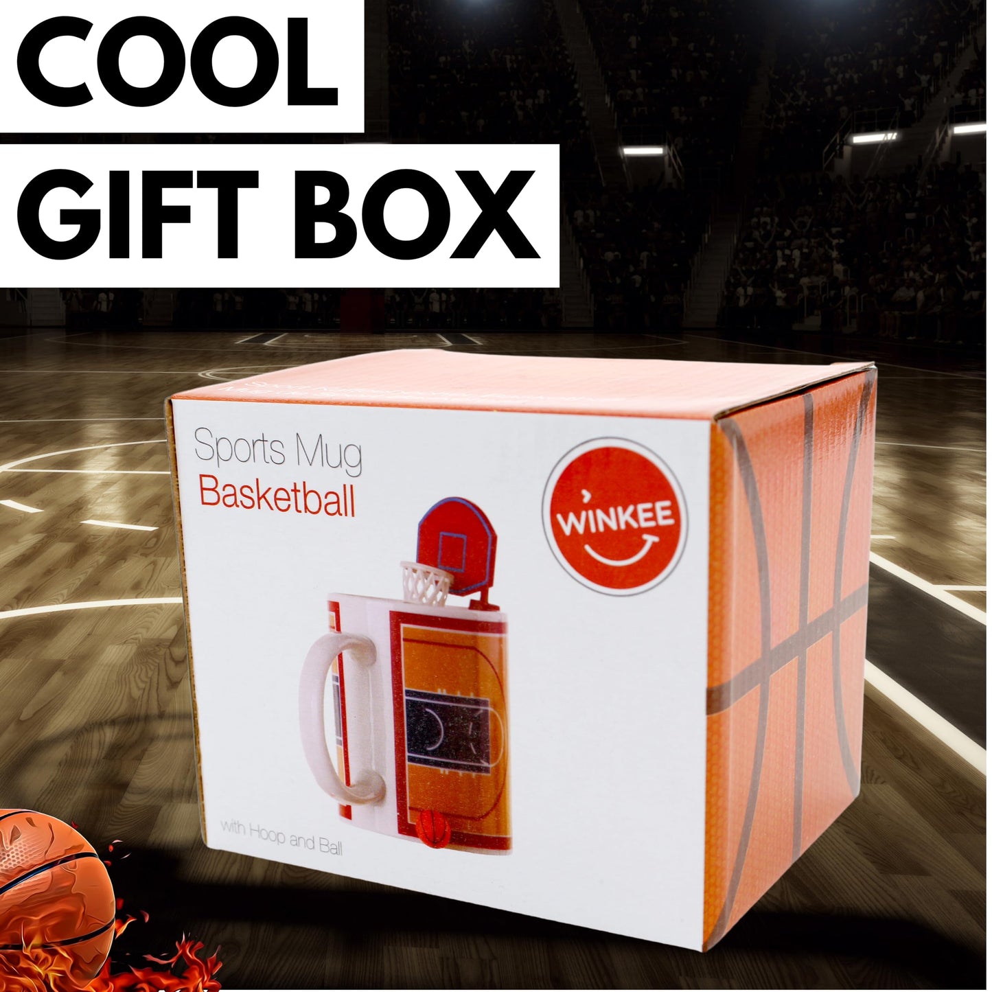 Taza baloncesto con cesta – Encesta entre sorbos