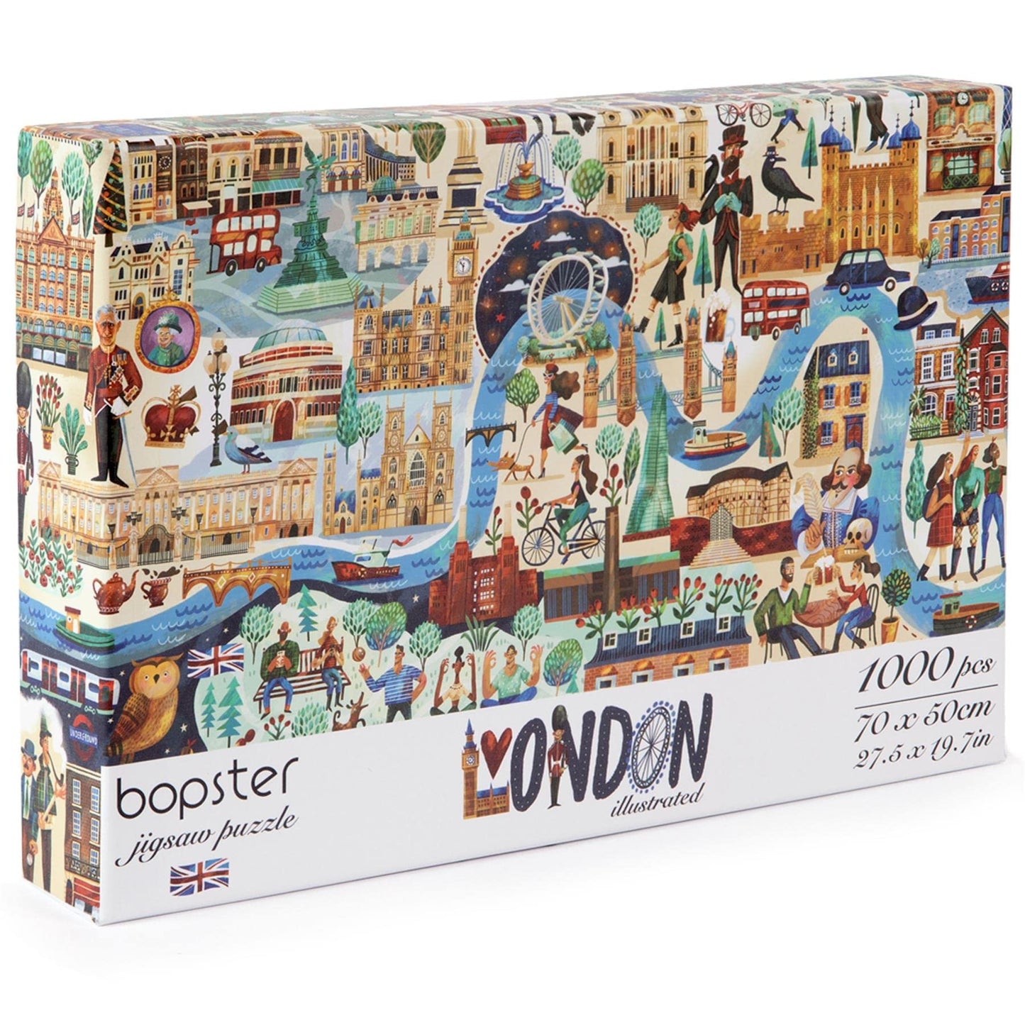 Puzzle Ilustrado Londres 1000 Piezas – Recorre la City Pieza a Pieza