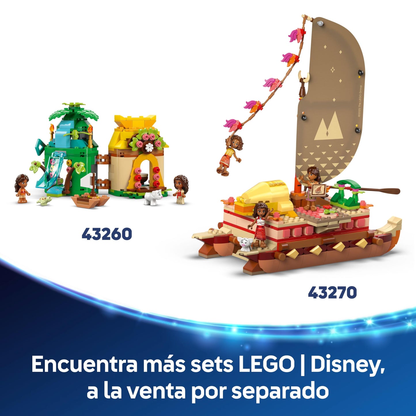 LEGO Disney Heihei – El Gallo Más Divertido de Vaiana 2