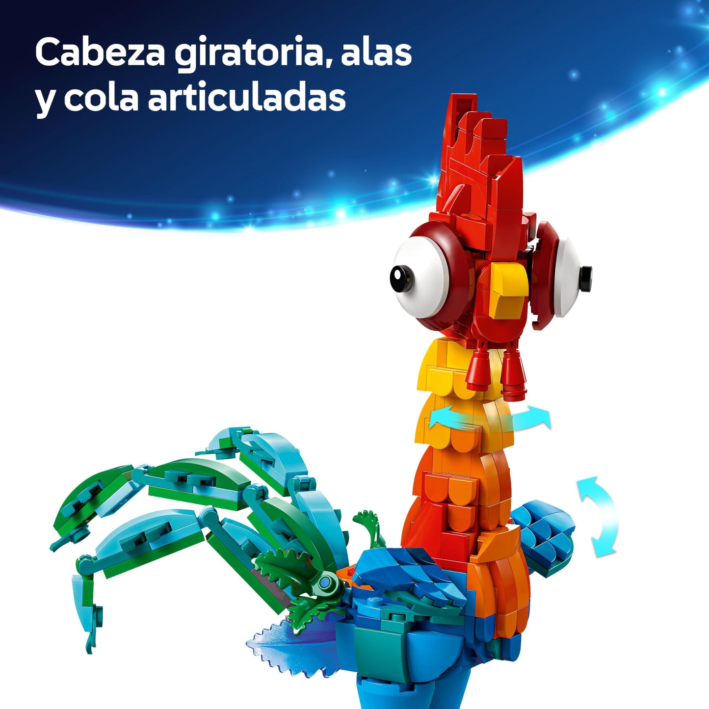 LEGO Disney Heihei – El Gallo Más Divertido de Vaiana 2