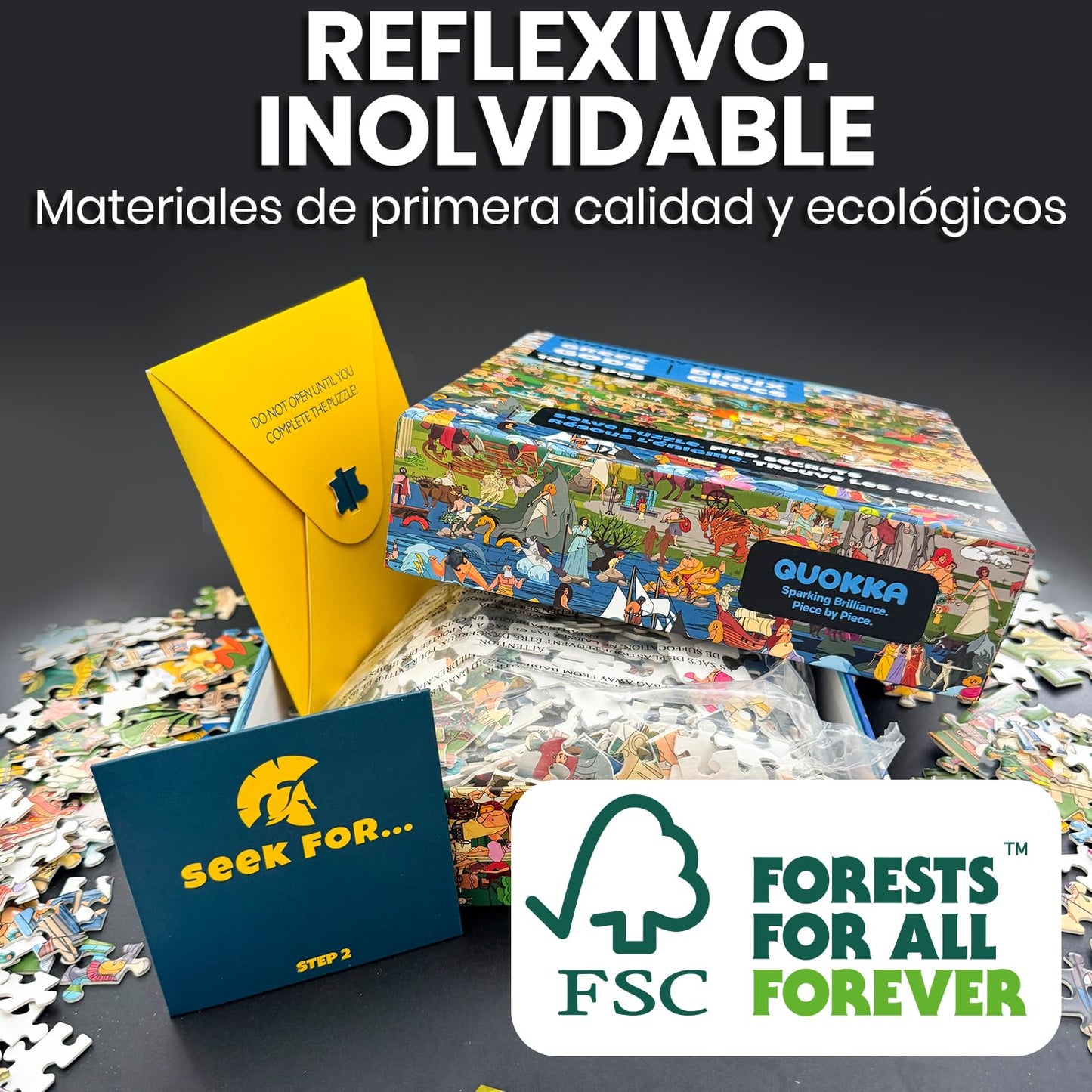 Puzle 1000 piezas Mitos Griegos – El Olimpo con secretos ocultos