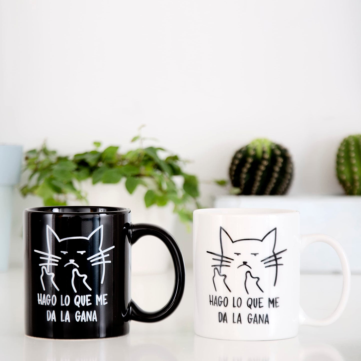 Taza “Hago lo que me da la gana” – Café con actitud felina