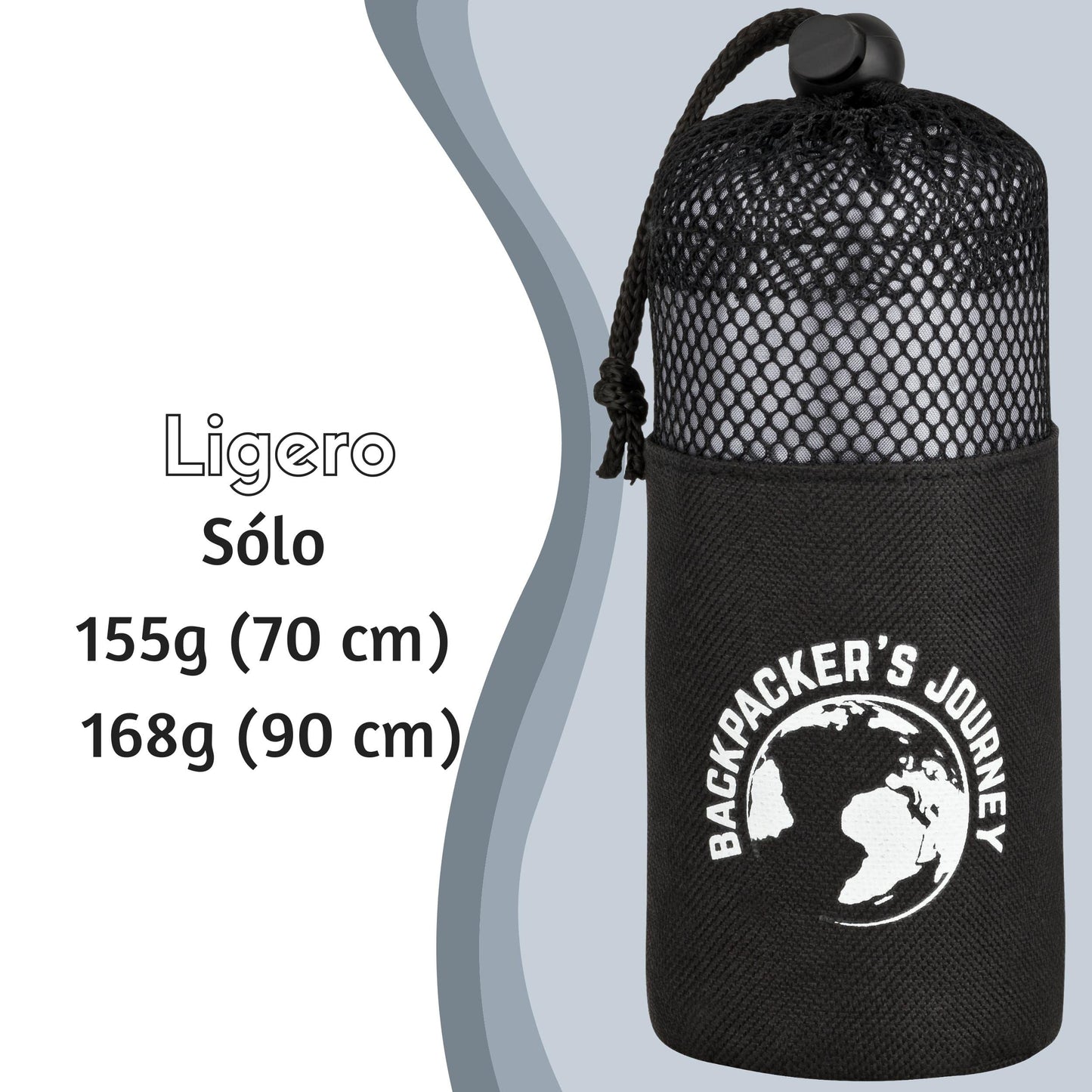 Saco sábana ultraligero Backpacker's Journey – Tu cama limpia en cualquier lugar