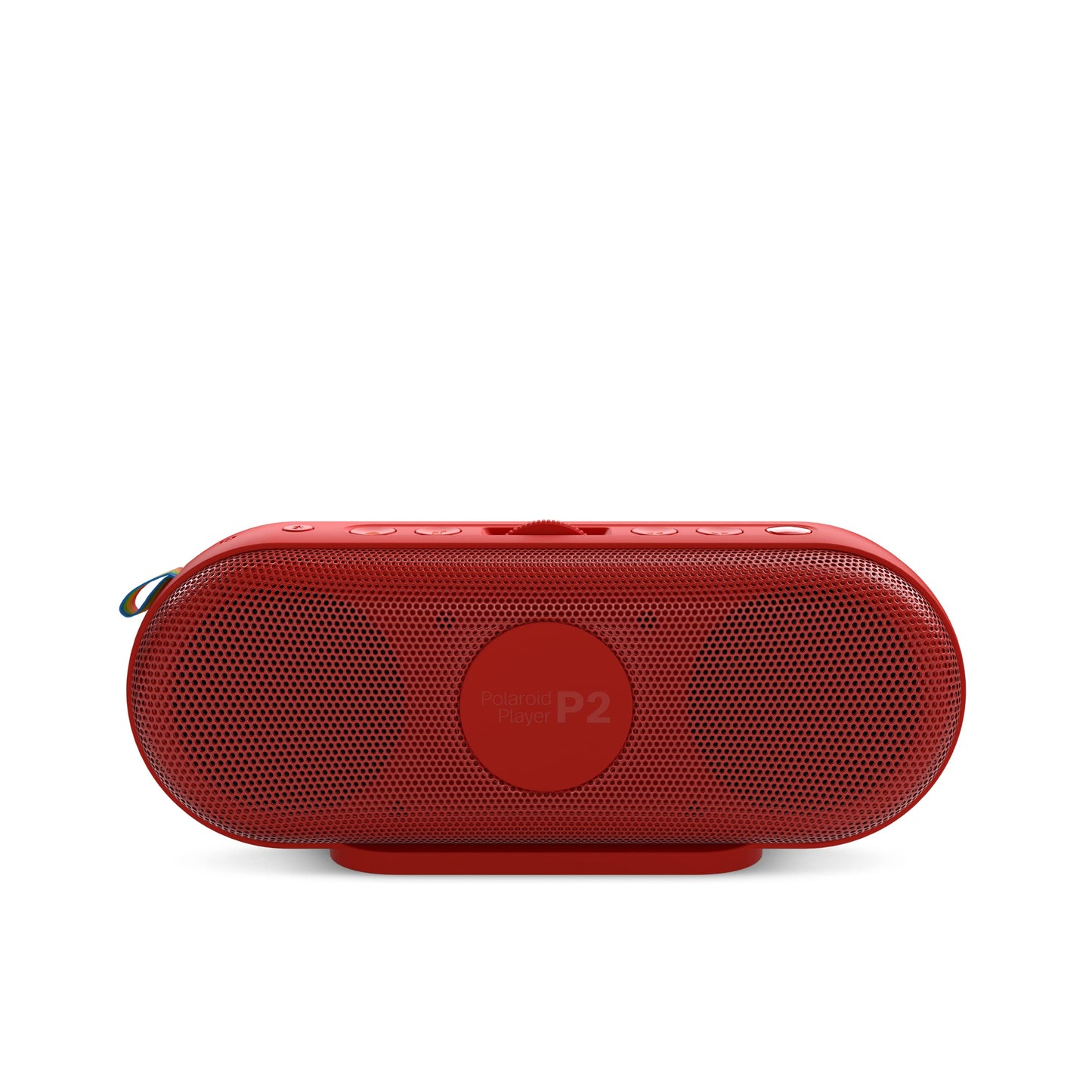 Polaroid P2 – Potente Altavoz Bluetooth inalámbrico portátil Recargable con emparejamiento estéreo Dual - Rojo