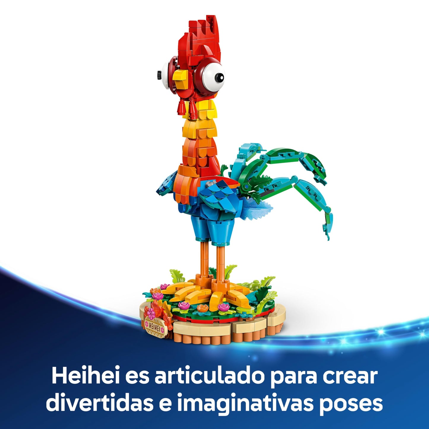 LEGO Disney Heihei – El Gallo Más Divertido de Vaiana 2