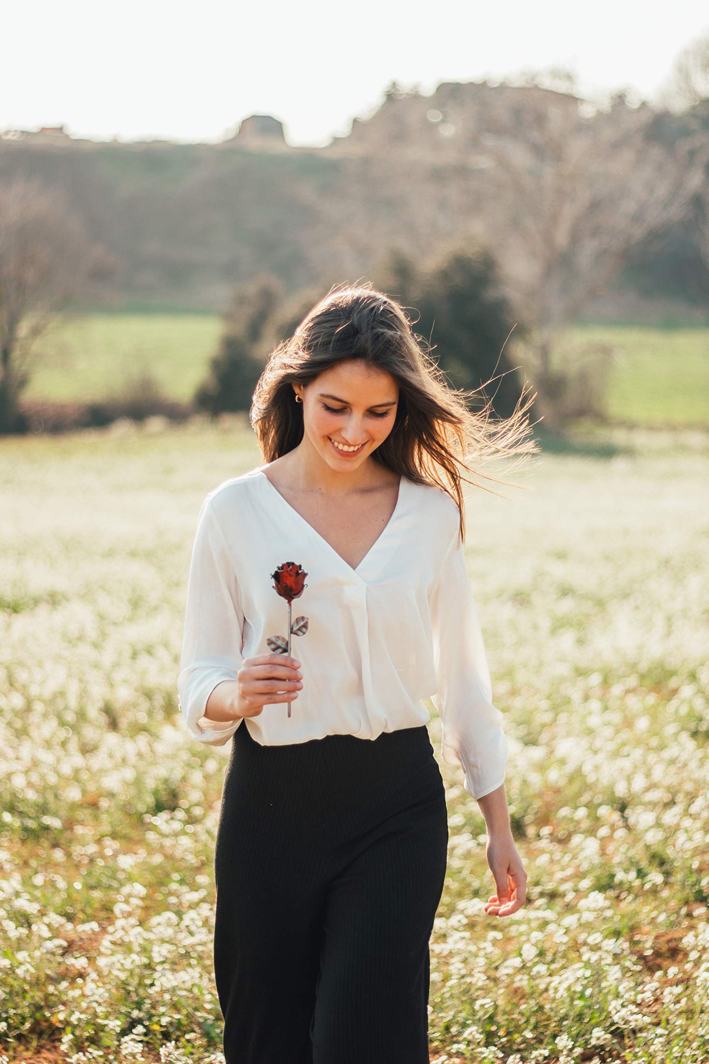 Rosa eterna de hierro – Amor que no se marchita