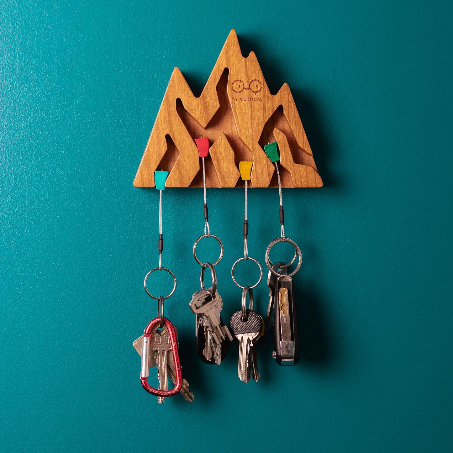 Colgador de llaves montaña YY Vertical – Escala tu día con estilo natural
