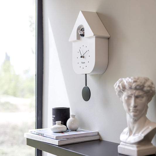 Reloj de cuco Fisura – Black and white