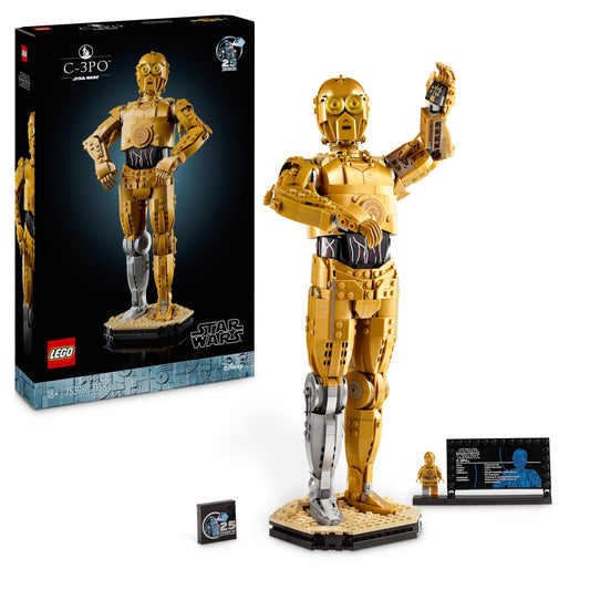 C-3PO LEGO Star Wars – El droide dorado llega a tu vitrina