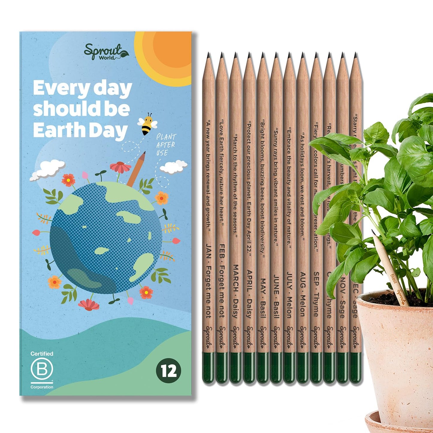 Lápices Plantables Everyday Earth – Pequeñas acciones que germinan en cambio