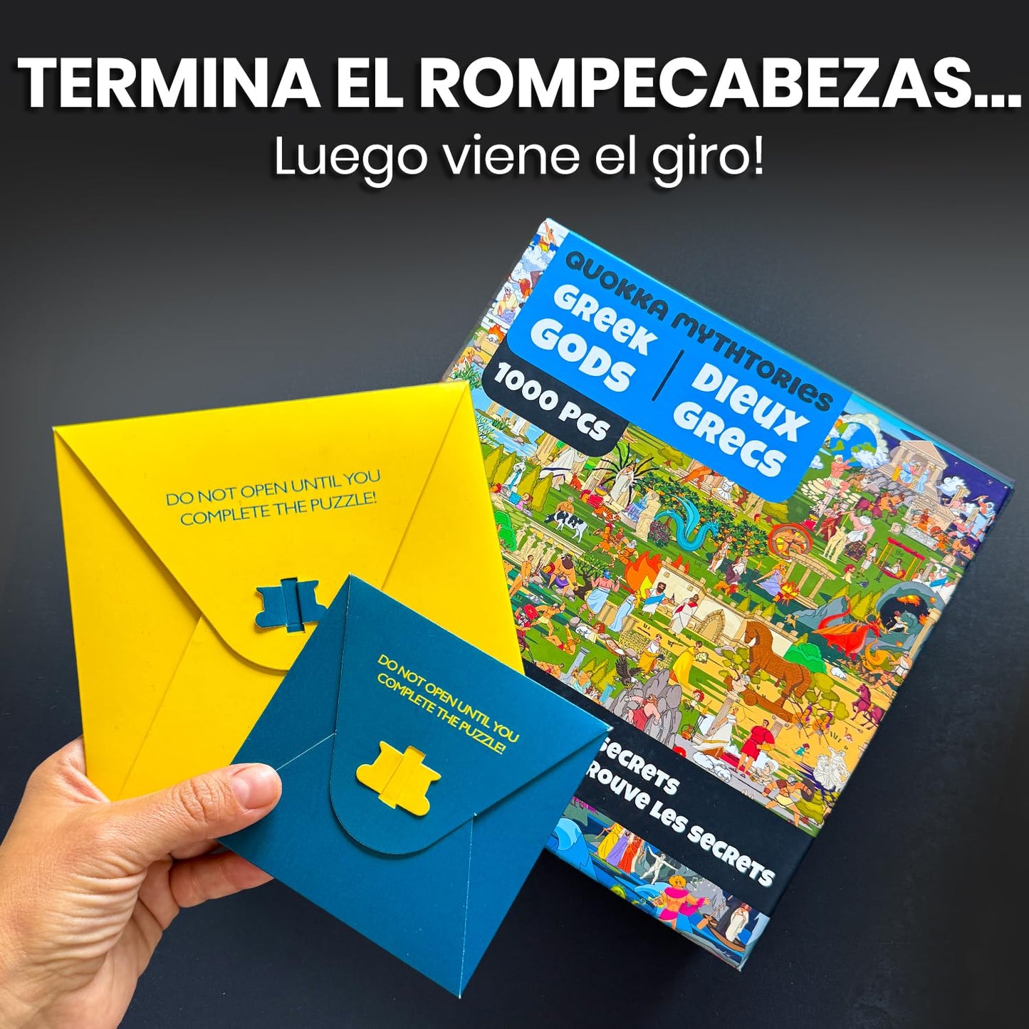 Puzle 1000 piezas Mitos Griegos – El Olimpo con secretos ocultos