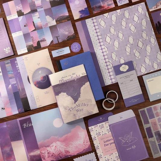 Kit scrapbook estético – 351 piezas de pura inspiración
