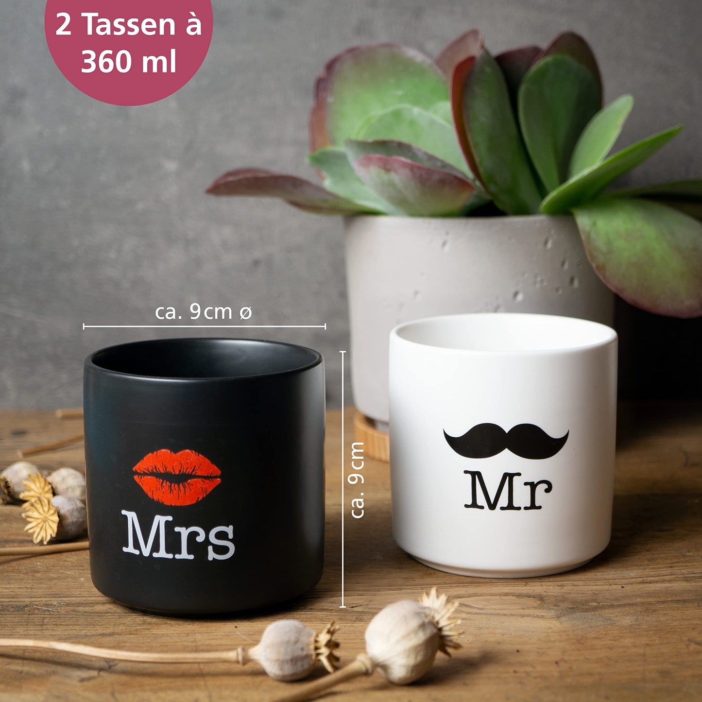 Juntos hasta el café – Tazas para parejas que se complementan
