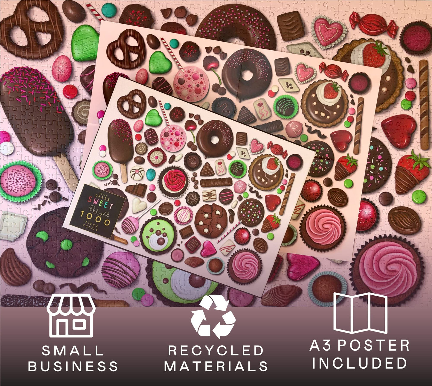 Puzzle Elena Essex Sweet Delight – El atracón de dulces sin calorías