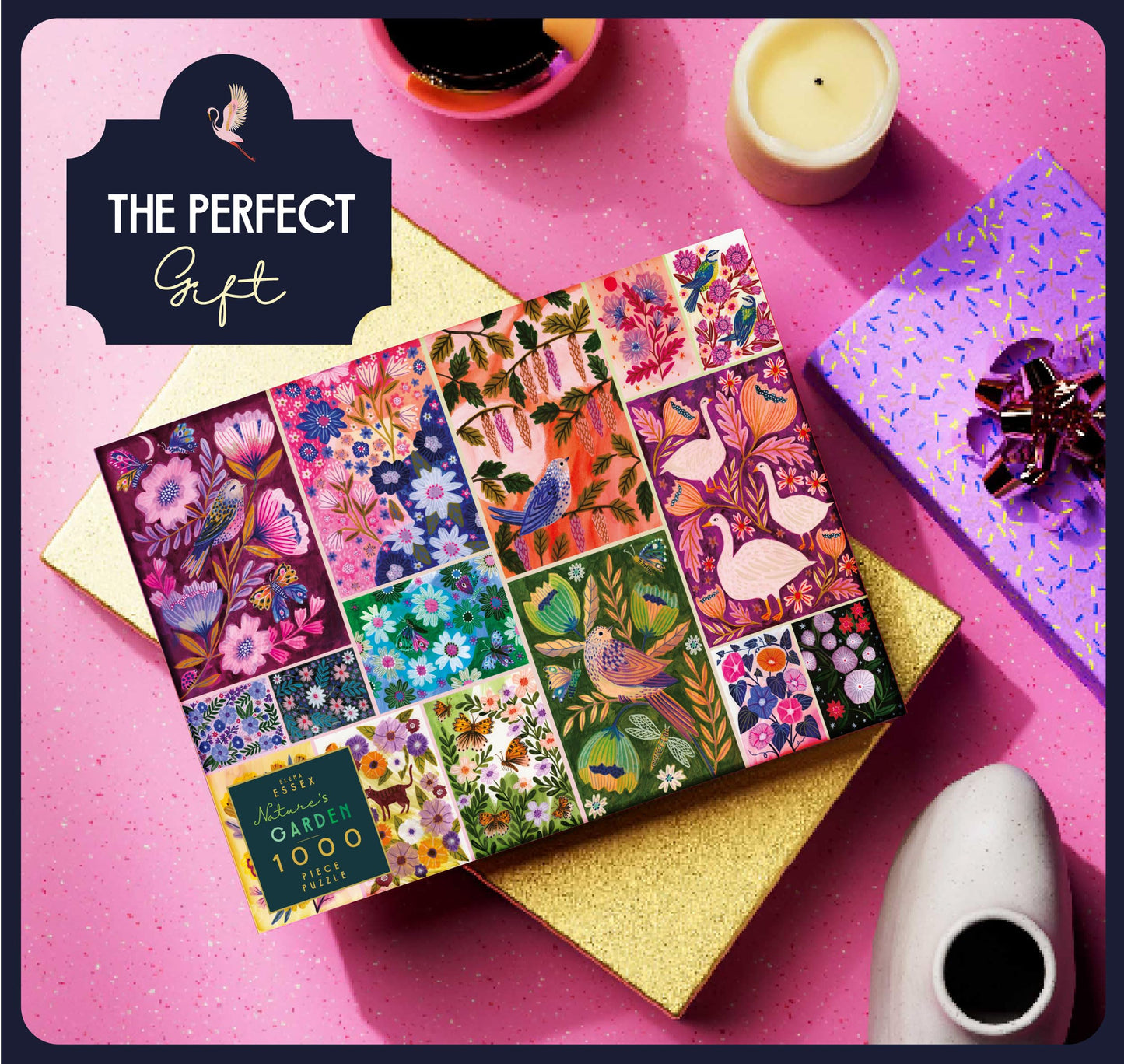 Puzzle Elena Essex Nature's Garden – El jardín botánico en tu mesa