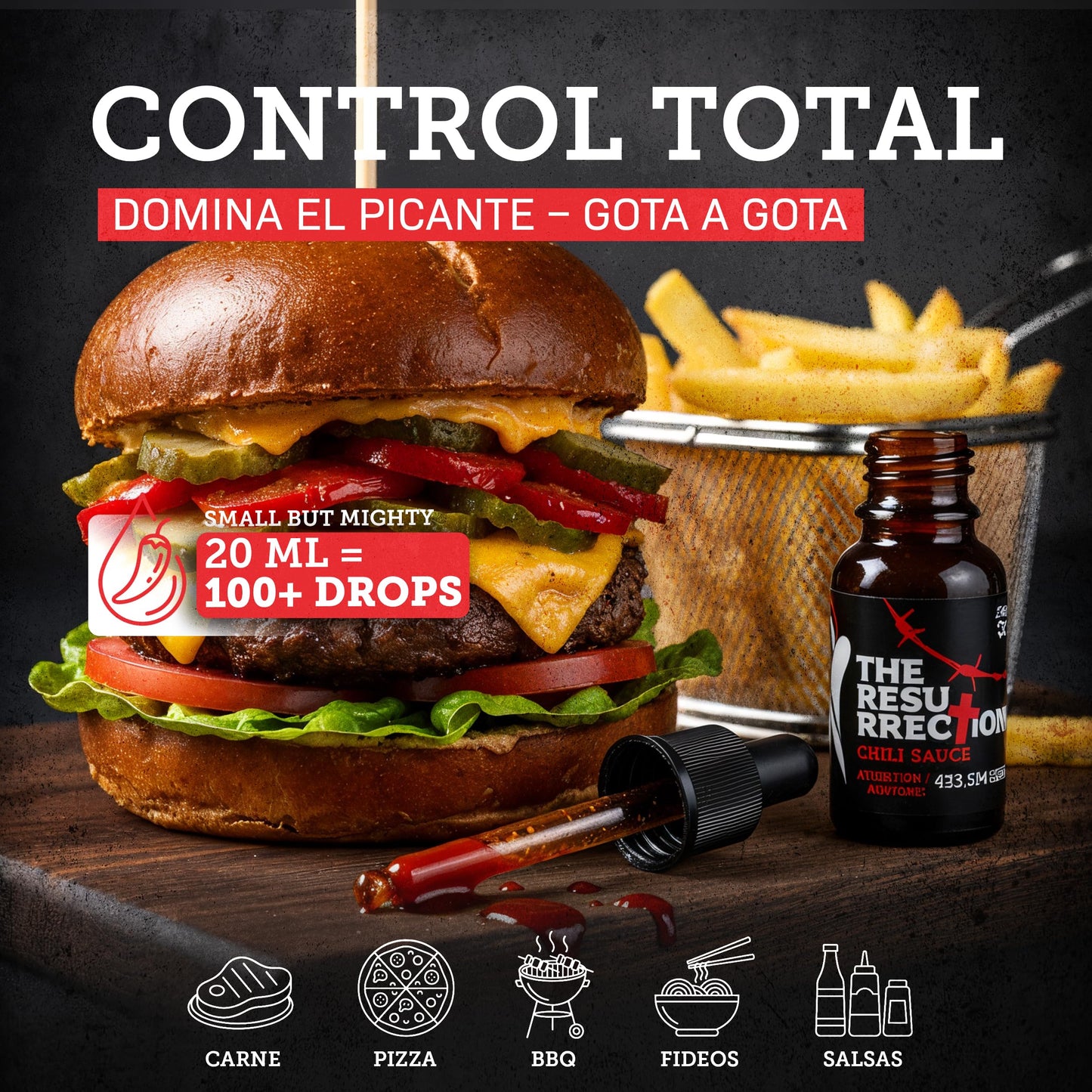 Salsa Picante Carolina Reaper – Fuego Líquido Artesanal (433k SHU)