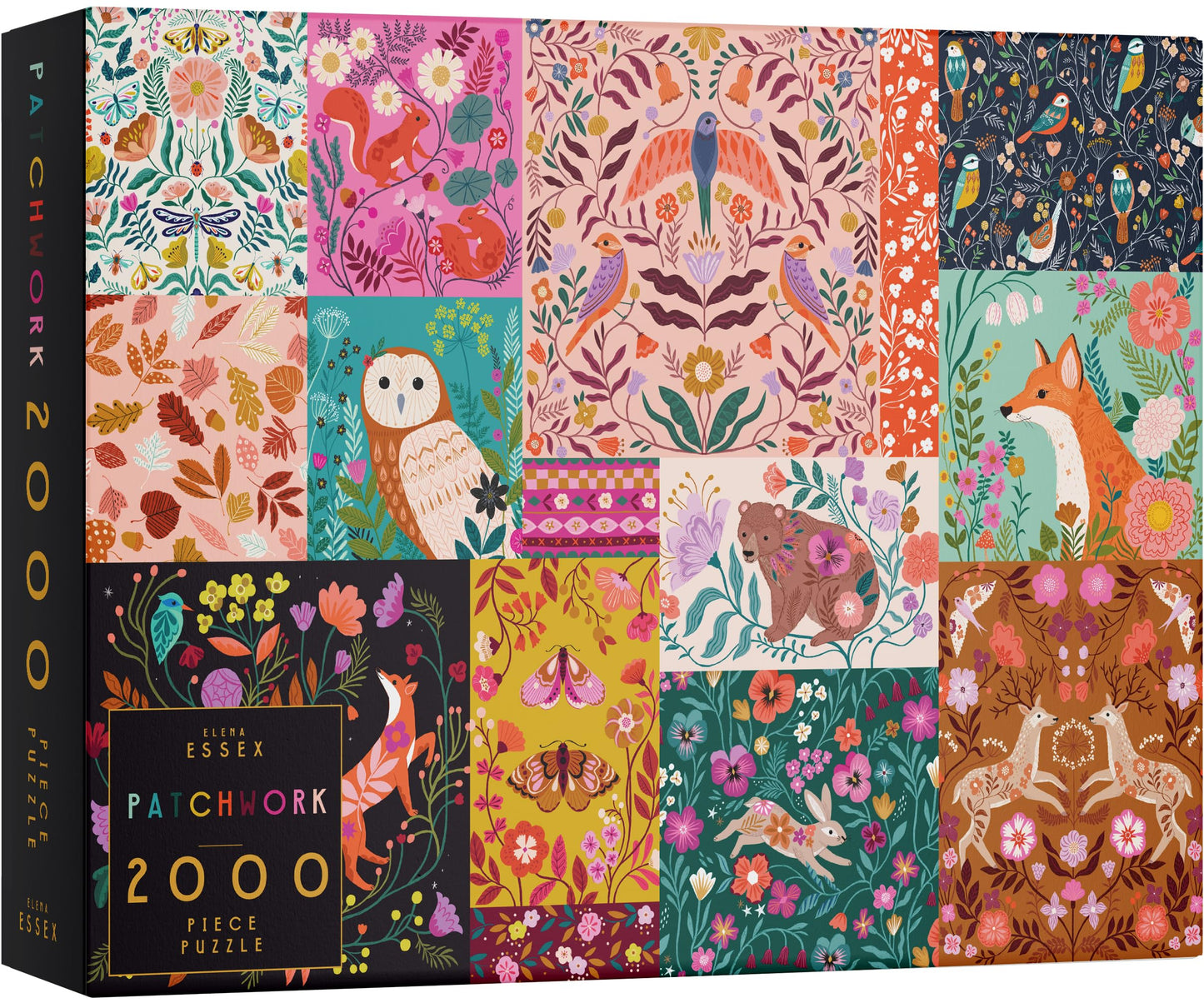 Puzle Elena Essex Patchwork – Edredón de cartón