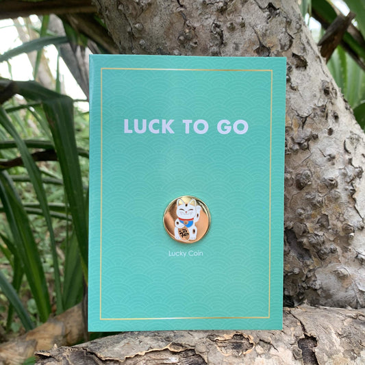 Lucky Coin “Luck to go” – Moneda de la suerte japonesa