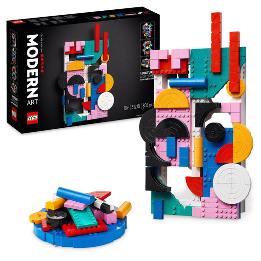LEGO Arte moderno – Monta tu mural abstracto