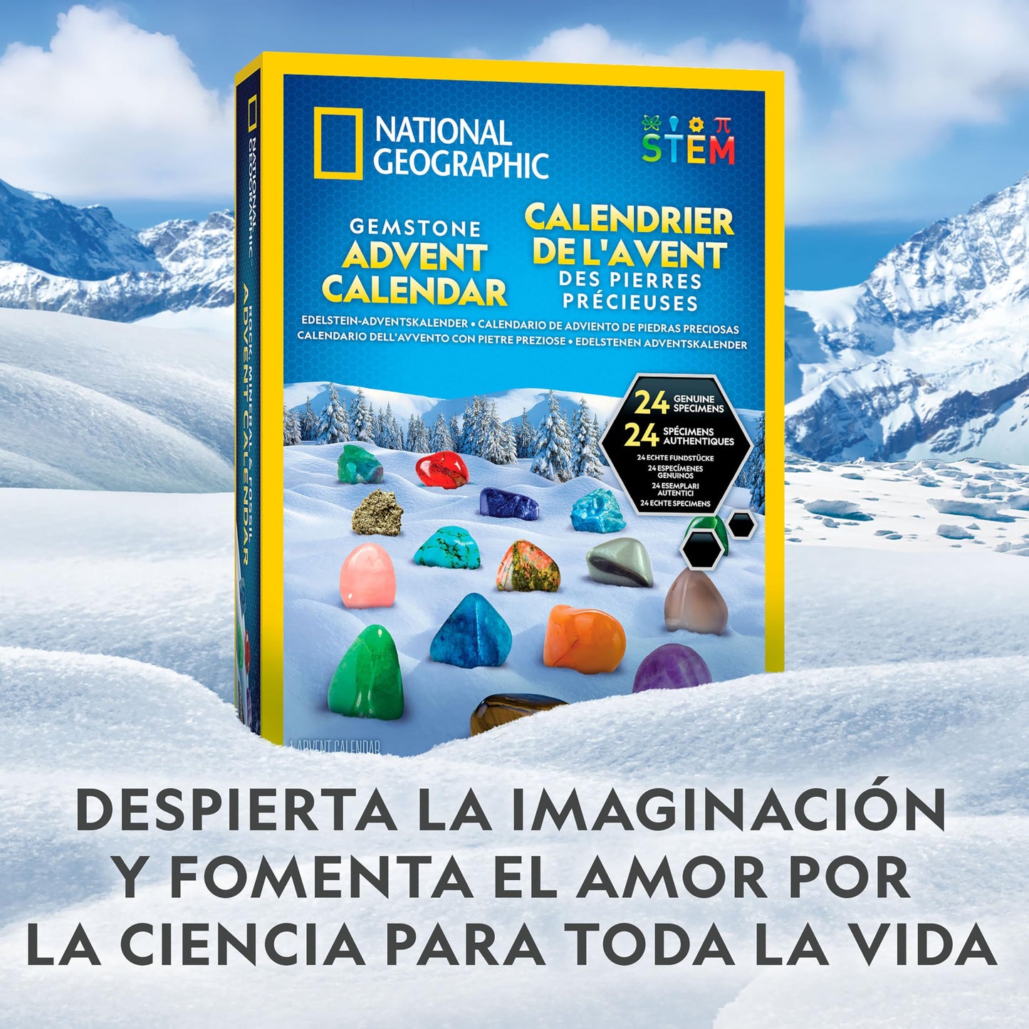 Calendario Adviento National Geographic – 24 Días, 24 Tesoros Reales