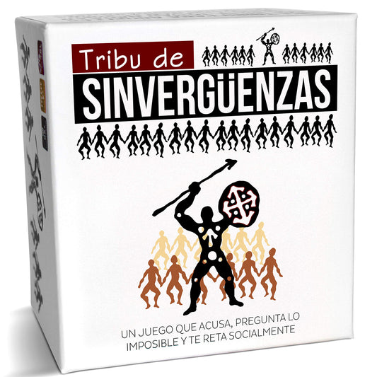 TRIBU DE SINVERGÜENZAS - Juegos de Mesa para Fiestas y Risas con amig@s - Juego de Cartas Made In Spain