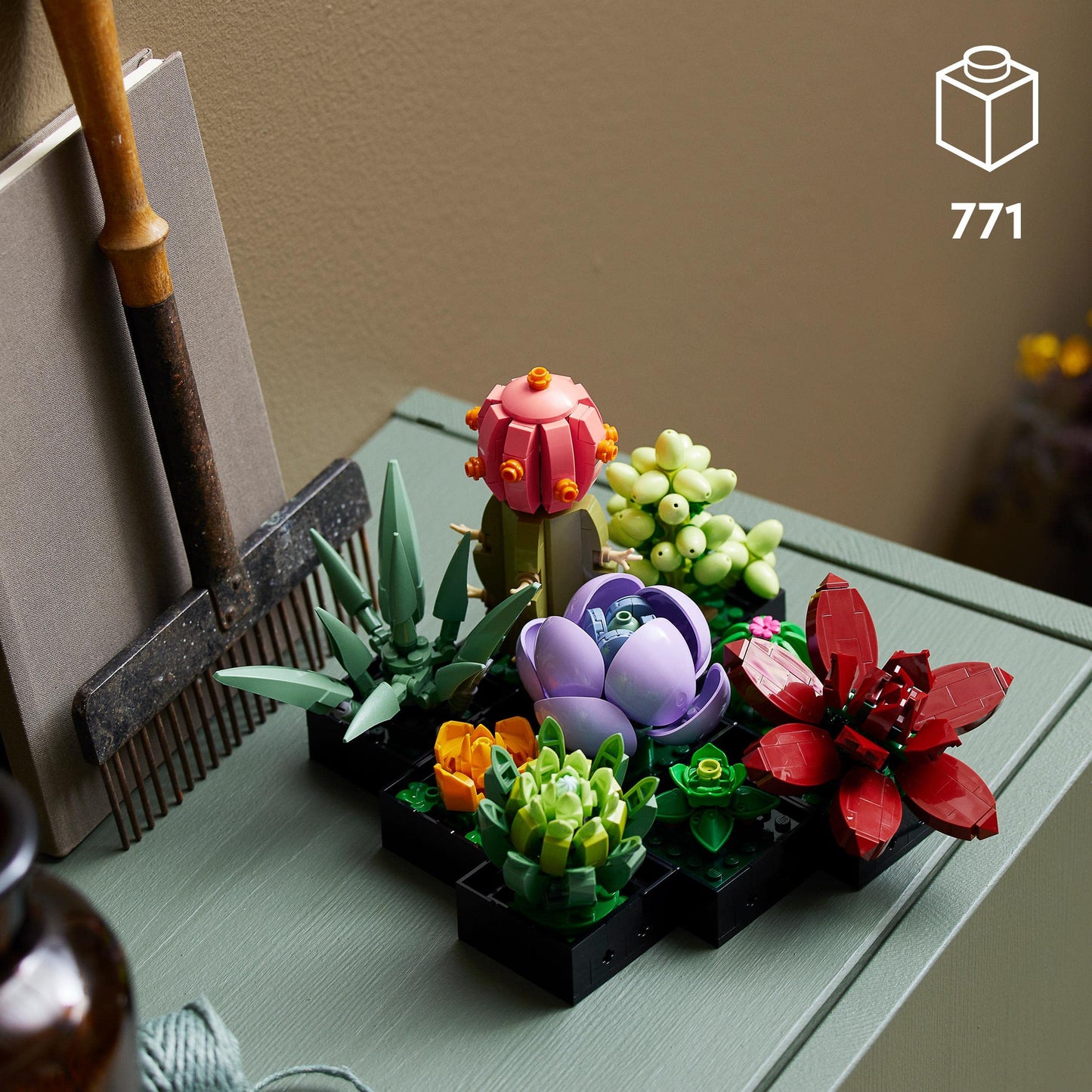 LEGO jardín Suculentas – 9 plantas que nunca se marchitan