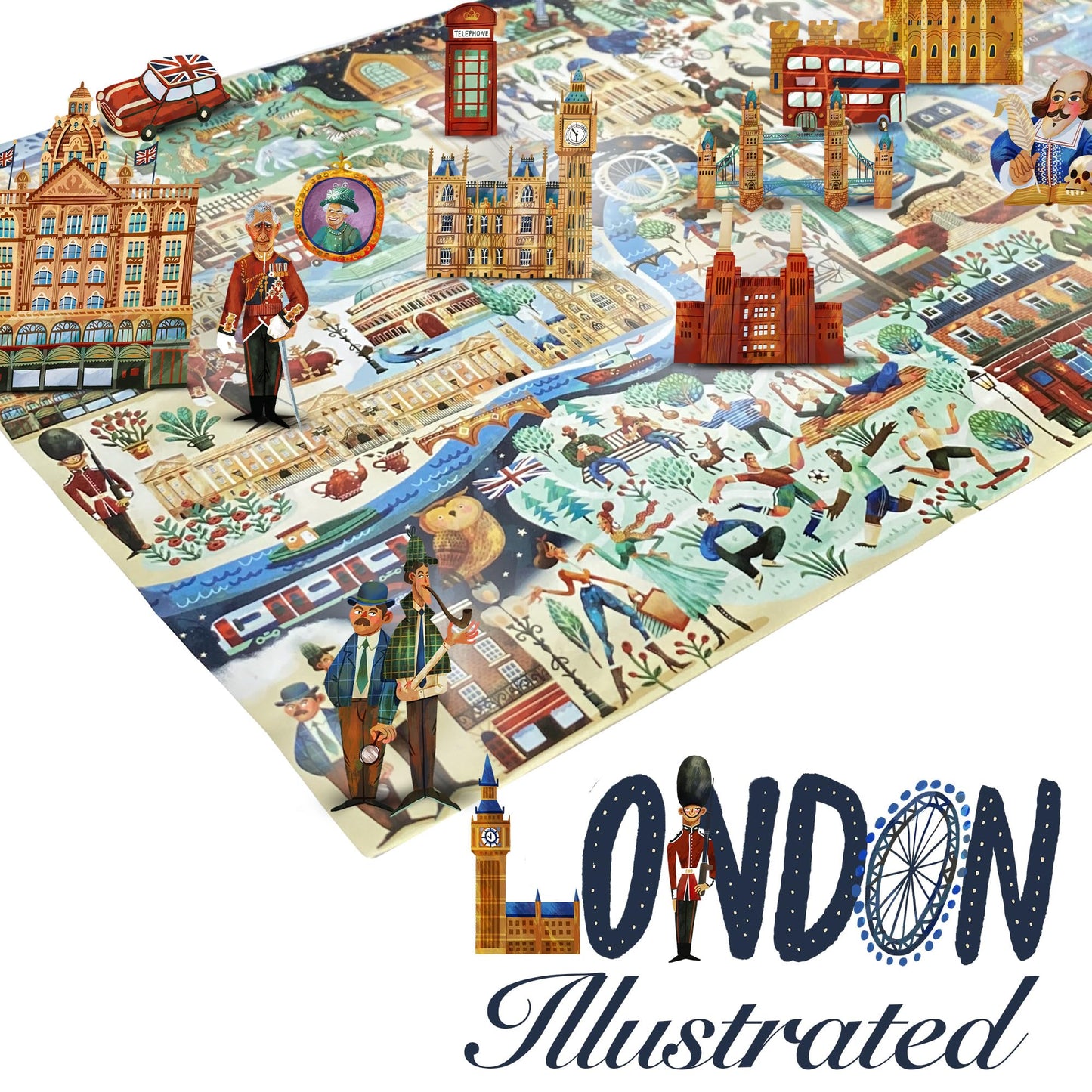 Puzzle Ilustrado Londres 1000 Piezas – Recorre la City Pieza a Pieza