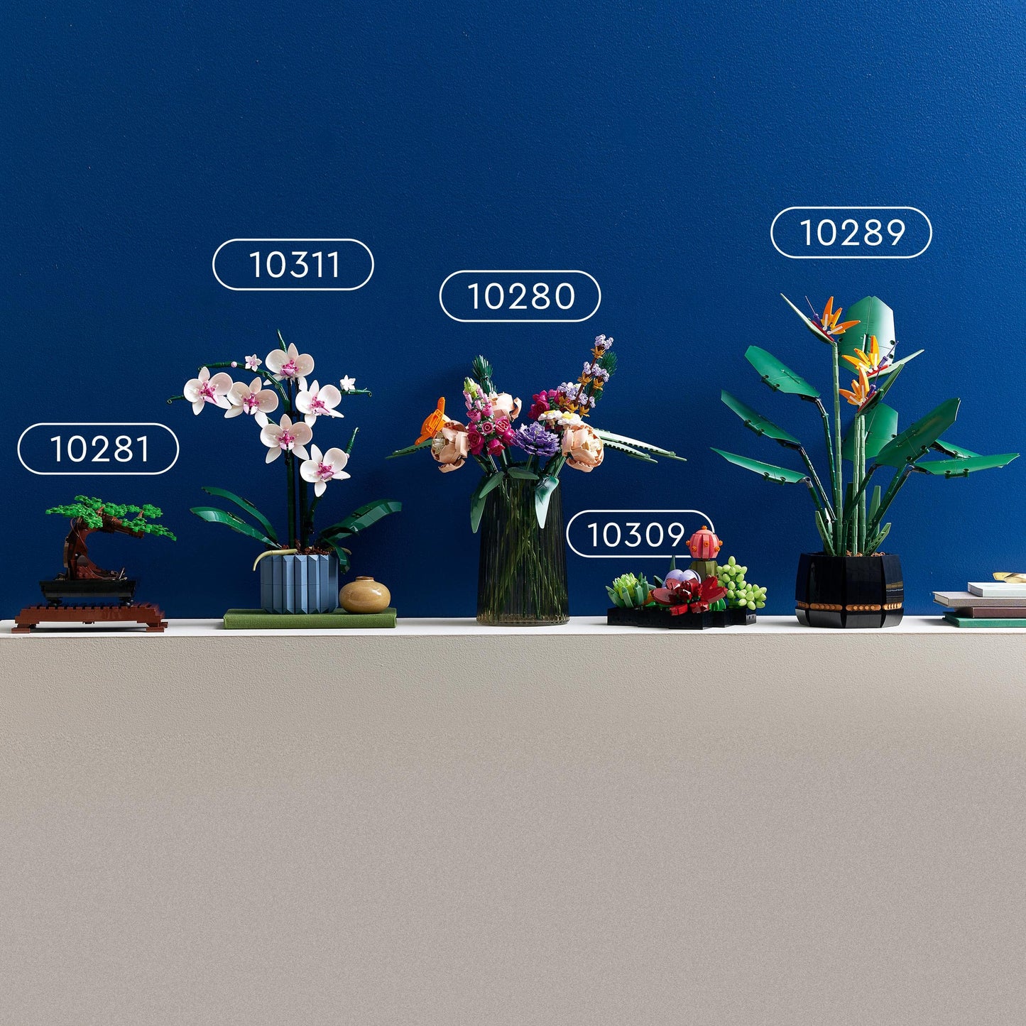 LEGO jardín Suculentas – 9 plantas que nunca se marchitan