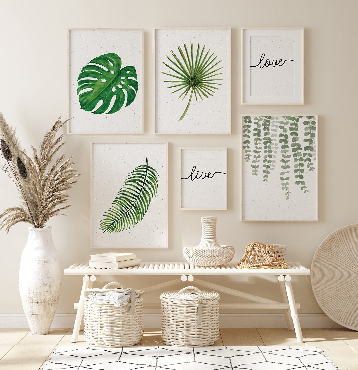 Láminas Decorativas Happymots | Pack 6 Unidades - 4 en tamaño A3 y 2 en tamaño A4 | Motivos Variados | Decoración Habitación | Láminas Decorativas para Cuadros | No Incluye Marcos