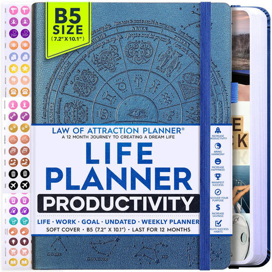 Agenda Life Planner sin fecha – Diseño tu vida, día a día