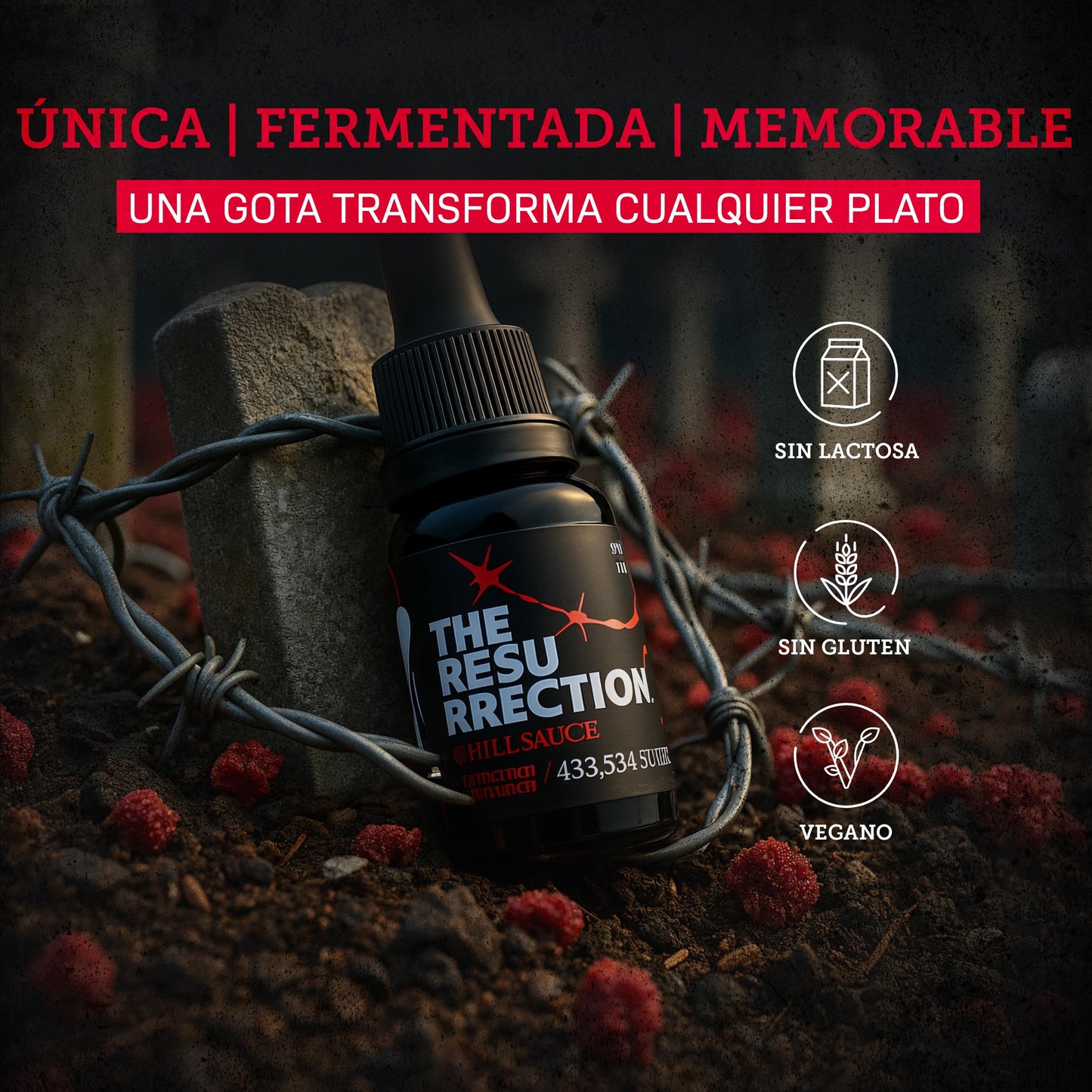 Salsa Picante Carolina Reaper – Fuego Líquido Artesanal (433k SHU)