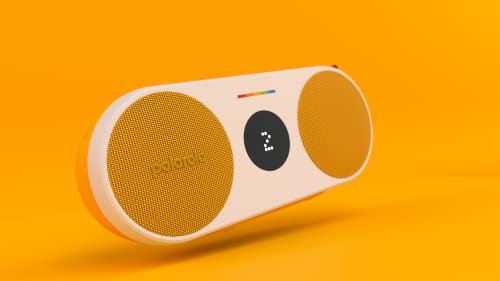 Polaroid P2 - Potente Altavoz inalámbrico Bluetooth Recargable con emparejamiento estéreo Dual - Amarillo