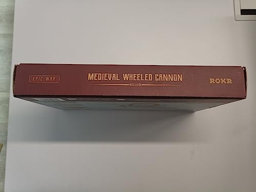 ROKR Rompecabezas Puzzles 3D para Adultos Niños Mayores de 14 Años Maquetas de Madera para Construir Regalos de Decoración Retro 142 Piezas Cañón Medieval, Medieval Cannon