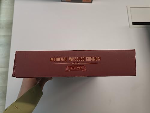 ROKR Rompecabezas Puzzles 3D para Adultos Niños Mayores de 14 Años Maquetas de Madera para Construir Regalos de Decoración Retro 142 Piezas Cañón Medieval, Medieval Cannon