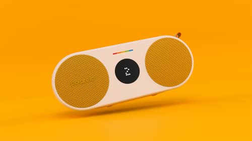 Polaroid P2 - Potente Altavoz inalámbrico Bluetooth Recargable con emparejamiento estéreo Dual - Amarillo