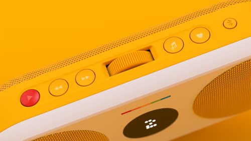 Polaroid P2 - Potente Altavoz inalámbrico Bluetooth Recargable con emparejamiento estéreo Dual - Amarillo