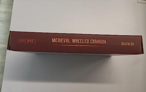 ROKR Rompecabezas Puzzles 3D para Adultos Niños Mayores de 14 Años Maquetas de Madera para Construir Regalos de Decoración Retro 142 Piezas Cañón Medieval, Medieval Cannon