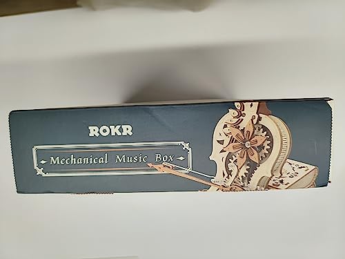 ROKR Puzzles 3D para Adultos Violonchelo Cello Maquetas de Madera para Construir Adultos Regalos de Cumpleaños, Magic Cello