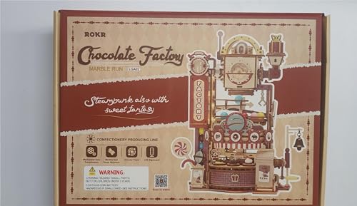 ROKR Chocolate Factory,Puzzle 3D Maquetas para Construir Montar Adultos (LGA02)