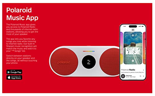 Polaroid P2 - Potente Altavoz inalámbrico Bluetooth Recargable con emparejamiento estéreo Dual - Amarillo